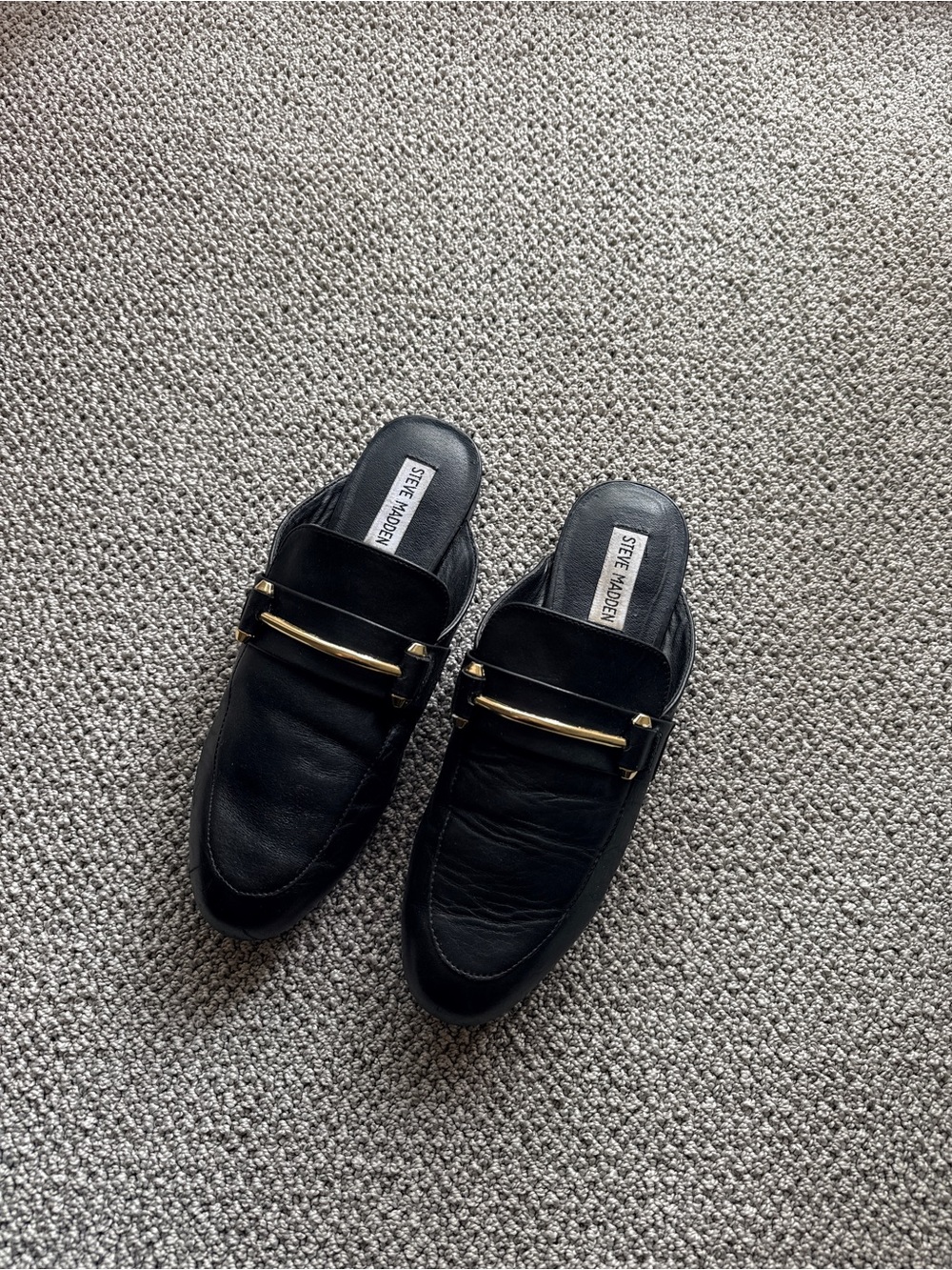 Steve Madden Leather Slip-Ons - Picture 2 of 7